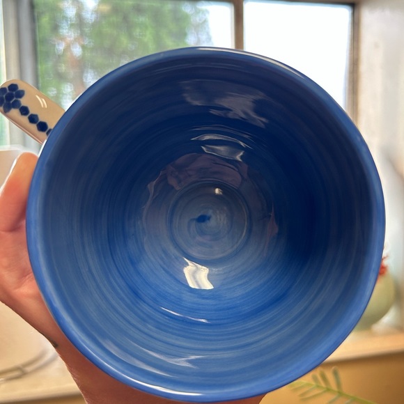 EUC Anthropologie Tile Mug - Picture 3 of 3